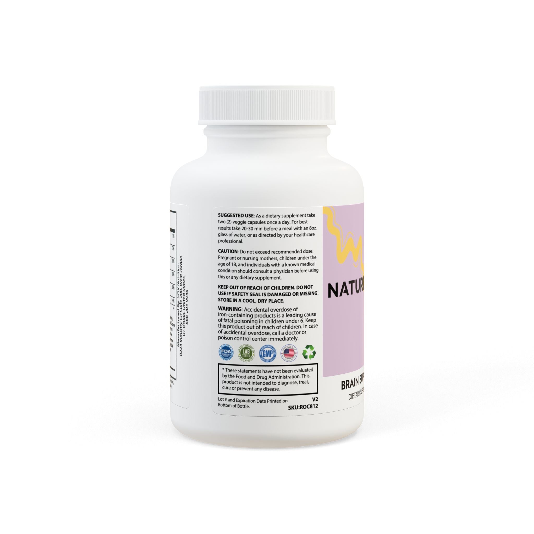 Brain Support Complex Supplement (60 Capsules)