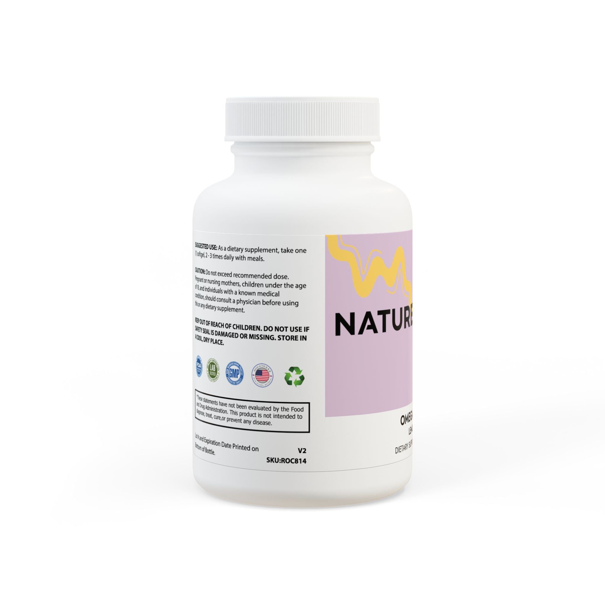 Omega 3 Fish Oil Supplement (60 Softgels)