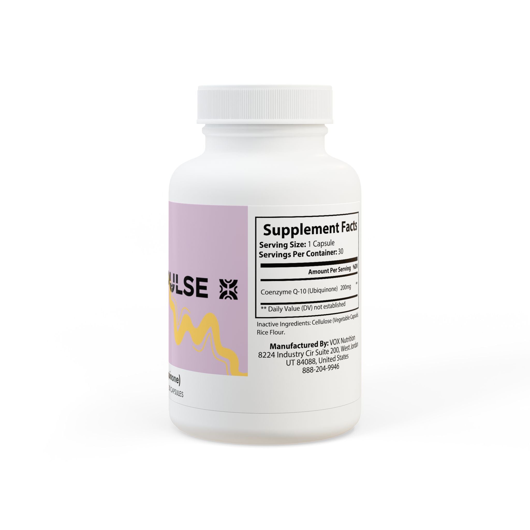 CoQ10 (Ubiquinone) Supplement (30 Capsules)
