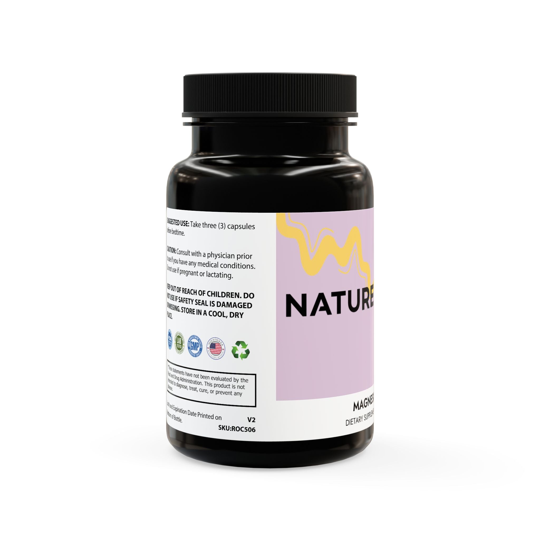Magnesium Zinc Supplement (90 Capsules)